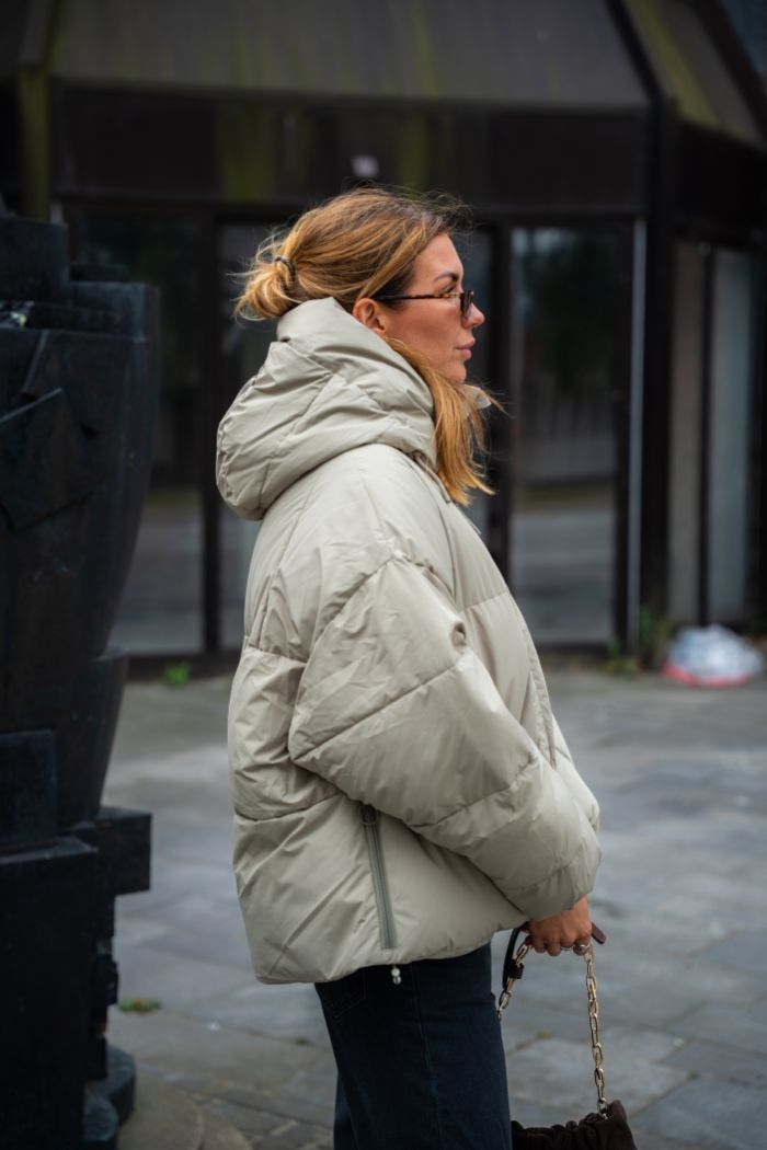 Embassy of Bricks and Locks - Zonza Puffer Jacket - Pale OliveEmbassy of Bricks and Locks - Zonza Puffer Jacket - Pale Olive